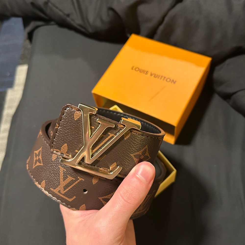 Louis Vuitton Brown Monogram Belt